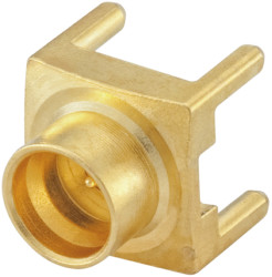 Złącze koncentryczne Montaż na płytce drukowanej Męski 50Ω typ złącza Złącze SMP 0 to 40GHz Lutowane