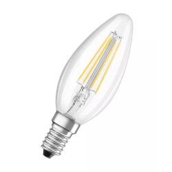 Żarówka Osram E14 filament 4,8W 2700K 827 ciepła biała 470lm ściemnialna świeca świeczka filament (1219)