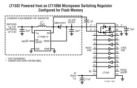 Wide Supply Range Low Power RS232 Transceiver with 12V VPP Output for Flash Memory
