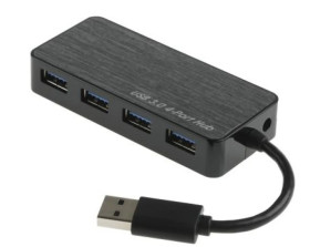 Hub USB USB 3.0 4 Magistrala USB USB A, RS PRO