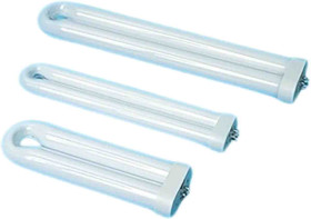 Czarna żarówka do pułapki na owady GY10Q 25 W Nie 234 mm średnica 20 mm 63 V 5000 Orbitec