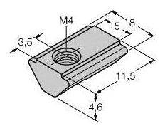 Turck Czujnik położenia liniowego MN-M4-Q25