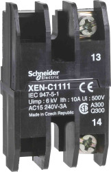 Blok styków Schneider Electric XEN blokada Blok styków 1 NC + 1 NO 240V, przyłącze śrubowe