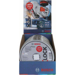 Bosch 2608619267 X-LOCK Cutting Disc 125mm 10pieces For Inox Keyless Change