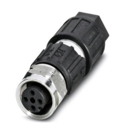 Złącze wtykowe żeńskie 4-piny proste M12 SACC-M12FS-4QO-0,34-VA 1440766