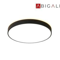 Abigali Plafon LED okrągły czarny 600*65mm 60W 3000K, ABIGALI-MD1012-60-HW
