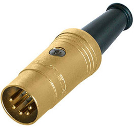 Rean AV NYS322AG Złącze okrągłe DIN NYS322AG, 1 szt.