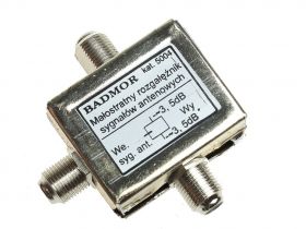 Uniwersalny rozgałęźnik sygnału antenowego r-2 BADMOR (rozdzielacz) 2TV