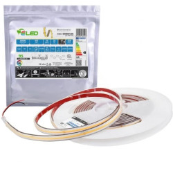 Taśma LED COB 528 chips 24V 10W 95lm/W neutralna 4000K CRI90+ hermetyczna IP67 - ED00031495 /odcinki po 5 m/
