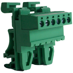Camblock Plus CTBPD96HJ/6 5.08mm DIN Rail Mount Horizontal Male T/Block 6p