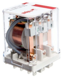 Przekaźnik przemysłowy 3Z 3mm 16A 24V AC AgSnO2 do połączeń typu Faston 250 RUC-3053-4A-5024 864135