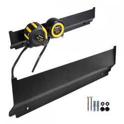 Wieszak metalowy na taśmy miernicze, miarki zwijane