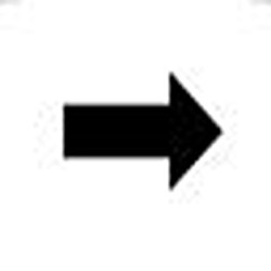 labeling sheet, printed, Arrow right