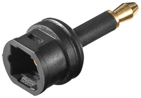 Cyfrowy adapter audio Toslink, Toslink na mini Toslink - Połączenie typu Wtyk Miniplug Toslink 3,5 mm