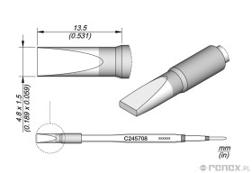 Grot C245708 do rączki JBC T245