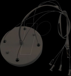 ELED30025DS Wire rope mount for EnovaLite Smart Light LED panel
