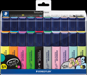 364 WP20 Highlighter pen, wedge tip, 1 - 5 mm, 20 colours