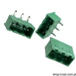 2EDGRC-5.08-03P-14-00AH Terminal Block 3 Pin Green THT DEGSON