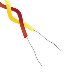 Przewód termoparowy K, -75 → +260 C., dł. 25m, izolacja: Teflon PFA, 1-żyłowy, RS PRO