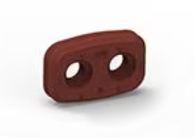 Cable seal, 2 pole, for HVA 280 series, 1587826-2