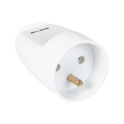 Gniazdo przedłużacza 250V/16A z uziem. GN-161 PR / 98-107