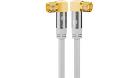 Kabel Antenowy Sat (Typ 135 Db), Poczwórne Ekranowanie - Długość Kabla 1 M