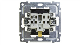 Dante Gniazdo Bryzgoszczelne Z/U Z Przesłonami Klapka Transparentna Grafit...