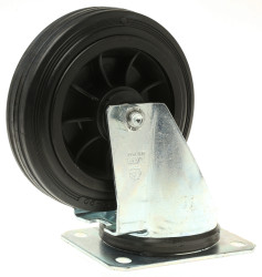 Koło samonastawne średnica kabla 160mm Płyta LAG 135kg wysokość całkowita 196mm