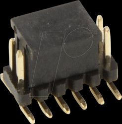 46-7072-012-10-00-00-PPST SMT header RM 1.27mm, upright, 2 row, 12-pin