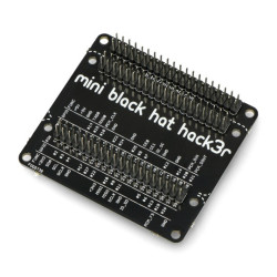 Mini Black HAT Hack3r seperator - nakładka dla Raspberry Pi - zmontowana