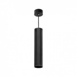 BARBRA PLR GU10 oprawa wisząca max 35W, IP20, okrągły, czarny, aluminium,AD-OP-6189BGU10