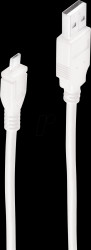 BS77180-W USB 2.0 Cable, A male to Micro B male, 0,5 m