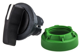 Głowice przełączników wyboru 3-pozycyjny wycięcie: 30mm Sprężyna powrotna od lewej strony do środka IP66, IP67,