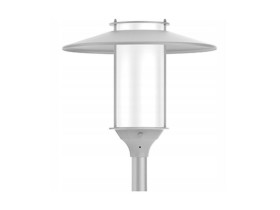 Oprawa ELBA LED 36W 3750lm 3500K RAL9006 daszek anodowany inox 2131050/3/C45/10kV ROSA