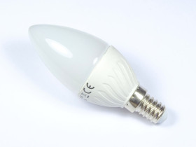 Żarówka LED E14 6W świeczka biała ciepła 480lm/40W