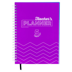 Silvine EX201 A4 Teacher&#x27;s Academic Planner 5 Period