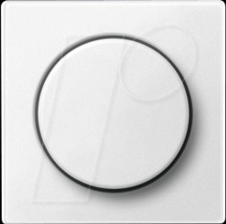 MEG5250-0419 Central plate with rotary knob - System M, polar white