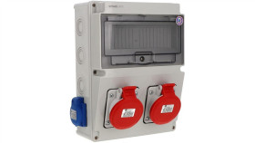 Rozdzielnica 2X5x16a 2X3x16a Ina=32A Ip54 Sb-103505-S0040-54