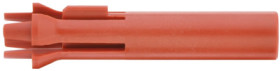 Coding element, 4 coding options, socket, plastic, red for Han Q, 09120009936
