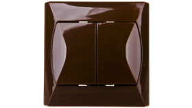 Akcent Łącznik Schodowy Podwójny Brązowy Łp-10A/24