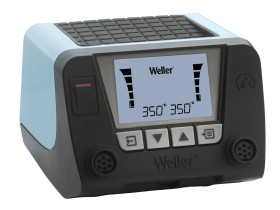 Stacja lutownicza Weller WT 2M 2-wyjściowa LCD Lutowanie 150 W Typ G, Typ F, 230 V 450 °C