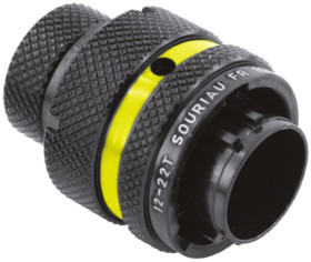 Złącze wielostykowe przemysłowe 22-pinowe Montaż na kablu Wtyczka Souriau Sunbank by Eaton