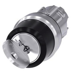 Przełącznik obrotowy kluczykowy 2-pozycyjny wycięcie: 22mm Zatrzask IP20, IP66, IP67, IP69, IP69K Siemens przycisków: 2