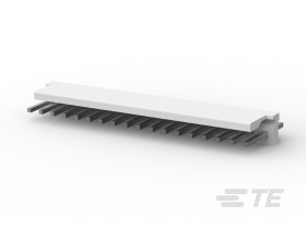 Listwa stykowa PCB 18-pinowe MTA-156 raster: 3.96 mm Pionowy 1-rzędowe TE Connectivity Płyta60 V W osłonie