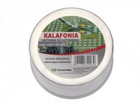 Kalafonia aktywna 100g; żywica AG; pudełko metal