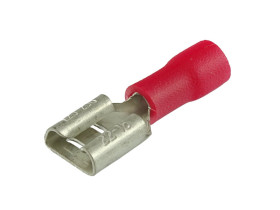 Konektor izolowany 6.3mm/0.8mm żeński nasuwka (100szt.)