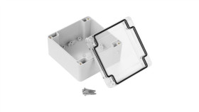 Obudowa Ekranowana Szary Ik07, Ip67 Poliuretan, 105 X 105 X 60.1Mm, Rs Pro