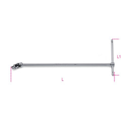 Uchwyt, rozm: 1/2 in, Uchwyt obrotowy, dł: 490 mm