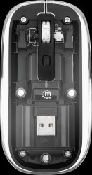 190268 Mouse, wireless, transparent/black
