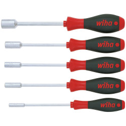 Wiha 1034 SoftFinish&#xAE; Hex Nut Driver Set, 5 Piece